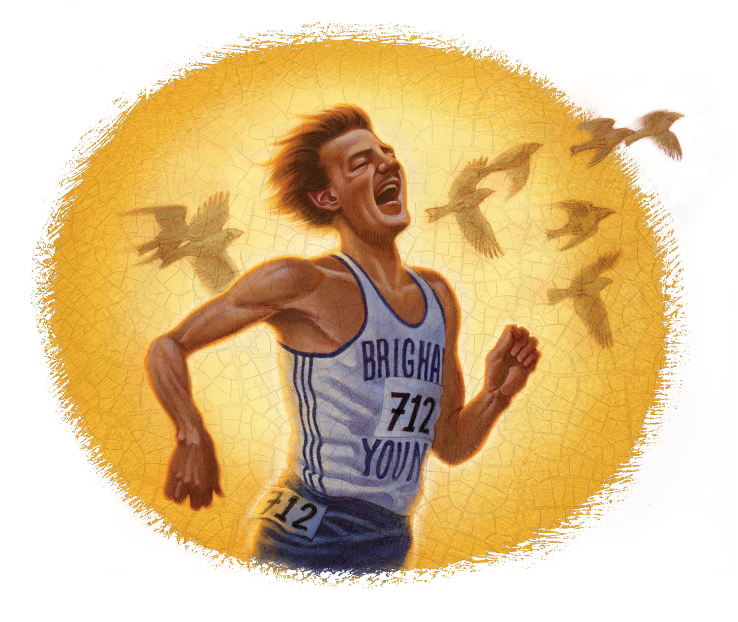 Illustration of Eyestone running