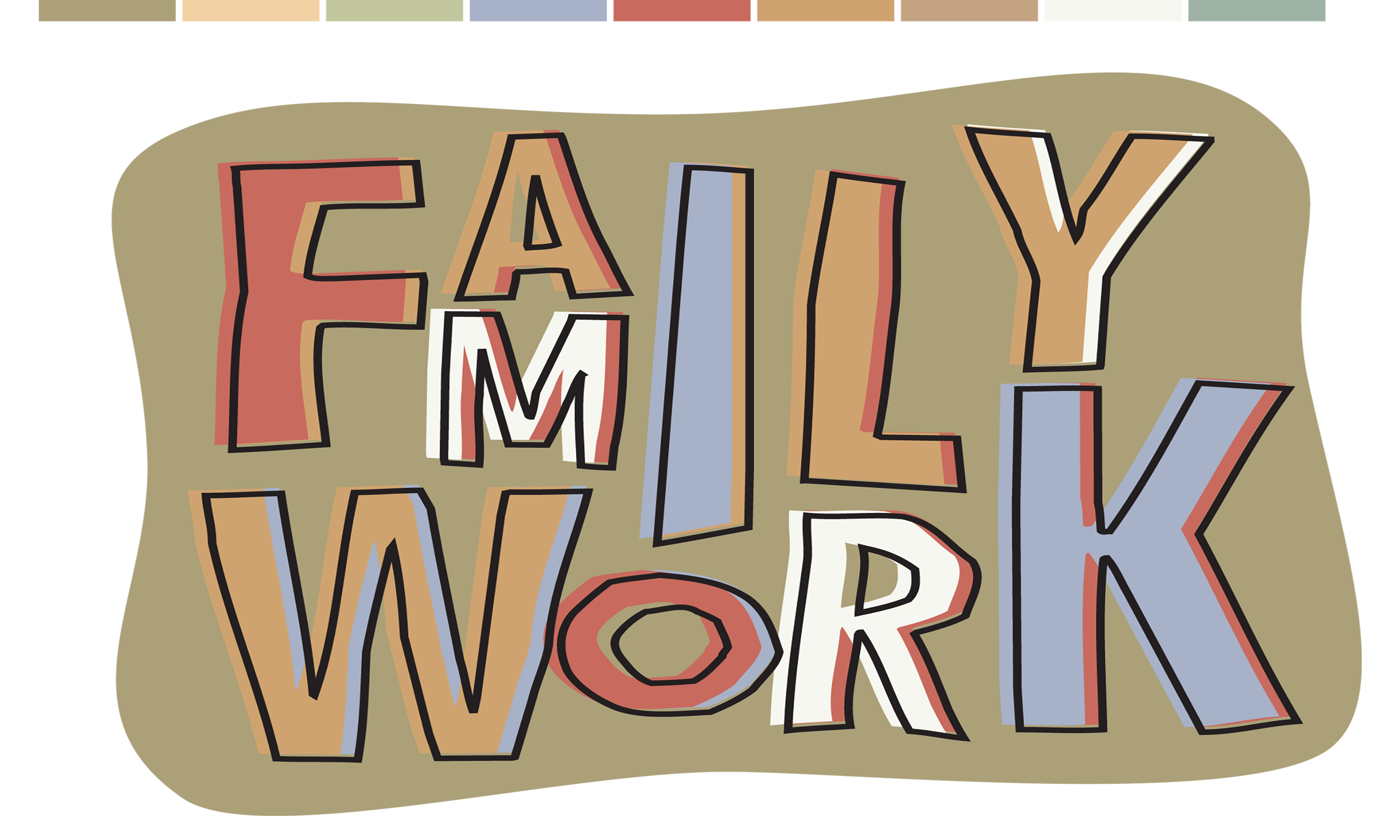 Titling for magazine article "Family Work."