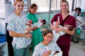 Nurses with Babies