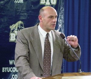New football coach Gary Crowton comes to BYU with NFL experience, a strong Division I record, and a reputation for innovative offense.