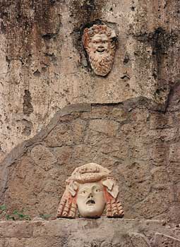 face sculpture Herculaneum