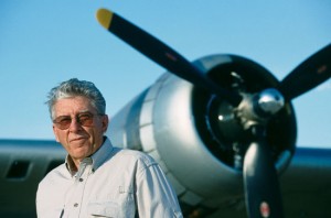 In June 2001 Ray Matheny flew in a B-17 for the first time in 57 yeras. After his B-17 was shot down in World War II, Matheny spent 16 months in a Nazi prisoner-of-war camp. 