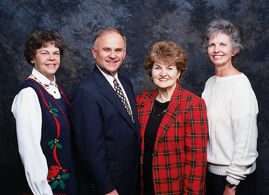 LaReta Pearce Brinkerhoff, David K. Jacobs, Gloria Driggs West, and Rhea Rosvall Tiffany