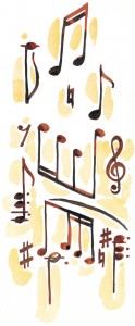 music notes