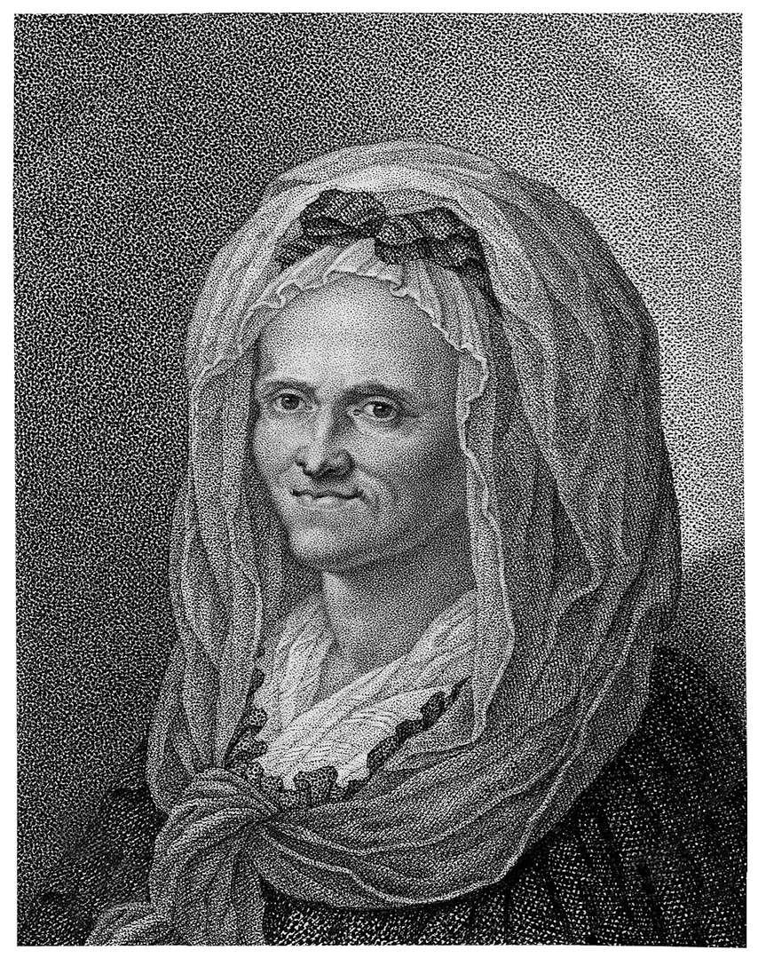 a drawing of Anna Louisa Karsch