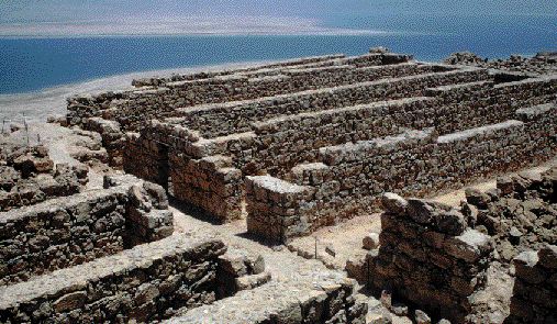 ruins atop Masada