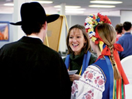 folk dancers