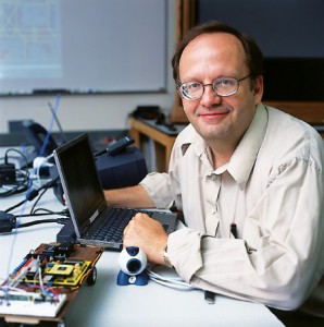 Self-described "computer geek" Dan Olsen Jr. foresees a future where computers are an integral part of every facet of our dialy lives. In his Interactive Computing Every-where lab, Olsen and his students are bringing that future to pass. 