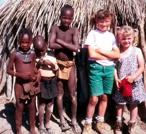 Himba Children with American Children