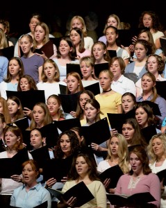 BYU's combined choirs