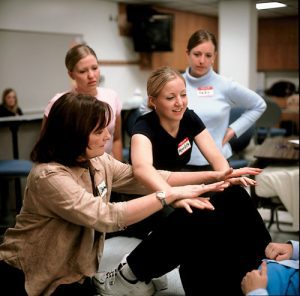 Coverston with Nursing Students