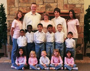 John and Cayce Thill have cared for dozens of foster Children from their surrounding Utah community, adopting 12. That same community spent five days in March saying thank you. 
