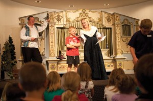 Though a summer library program min Orem, Becky and Joel Wallin have been introducing children to Shakespeare for eight years. 