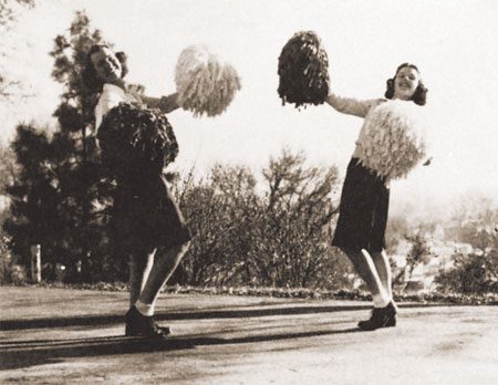 first female cheer leaders