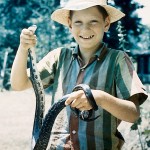 Boy with snake