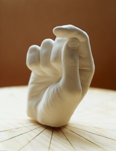 A Plaster Hand