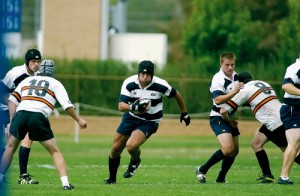 A BYU rugby team captain, Salesi Sika works hard and plays hard, as he prepared for both a college degree and the 2007 World Cup. 