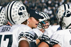 In his second year as BYU's head football coach, Bronco Mendenhall was named the Mountain West Conference's coach of the Year and was a finalist for national coach-of-the-year honors. 