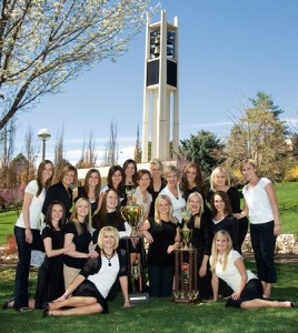 During 2006 generations of Cougarettes--from the early marchers of the '40s and '50s to the national-championship winning dancers of 2006--celebrated the ensemble's 60th anniversary. 