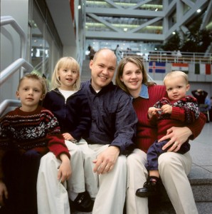 John Higginson and family