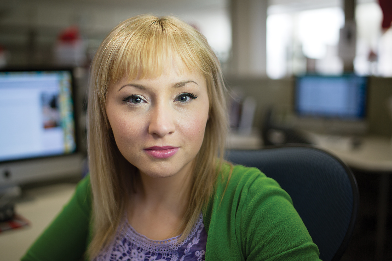 Photo of BYU journalism student Kristina Smith.