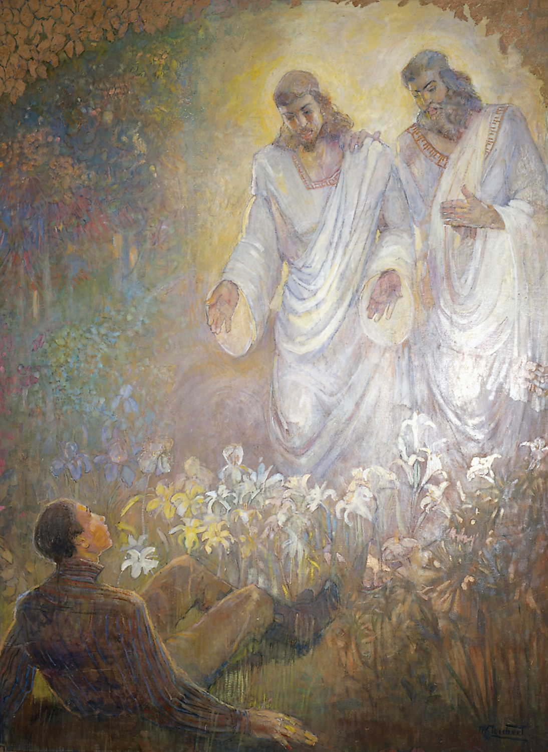 A painting of the First Vision.