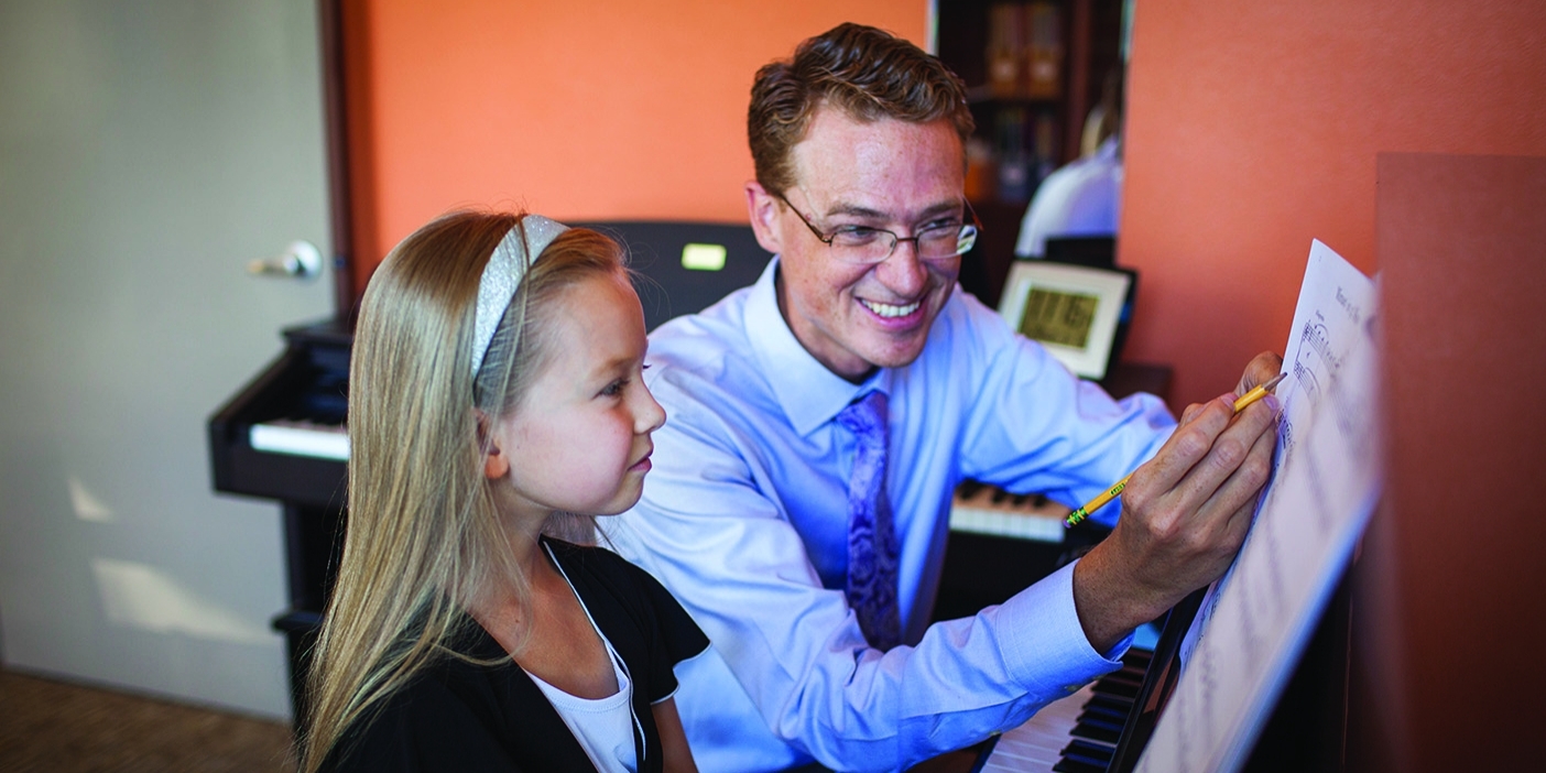 Joseph Hoffman teaches piano to thousands of students.