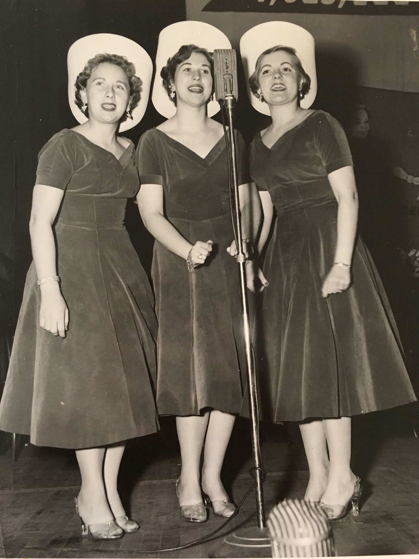 Sharon Senecal, Dorene Sheldon, and Kay Hansen sing in a trio called the Gaynotes. Photo courtesy of Kay Hansen.