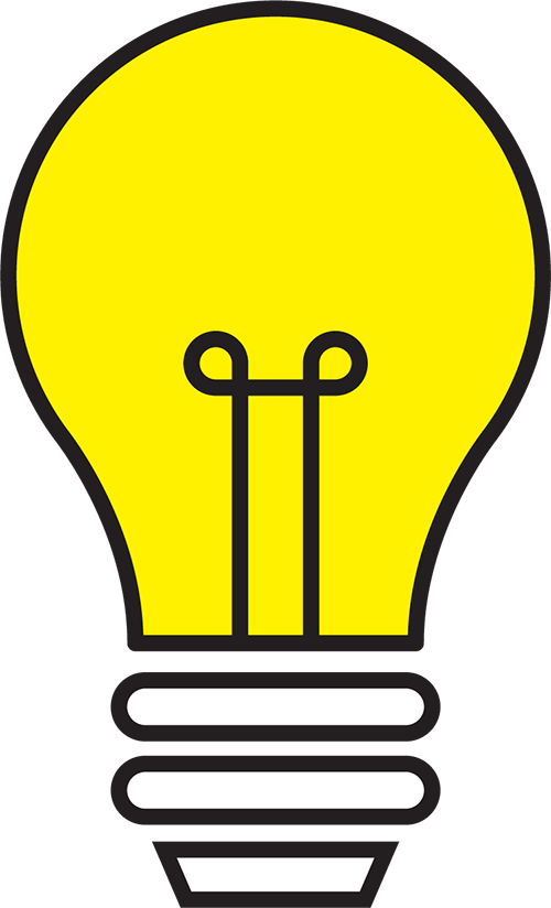 Graphic of a light bulb