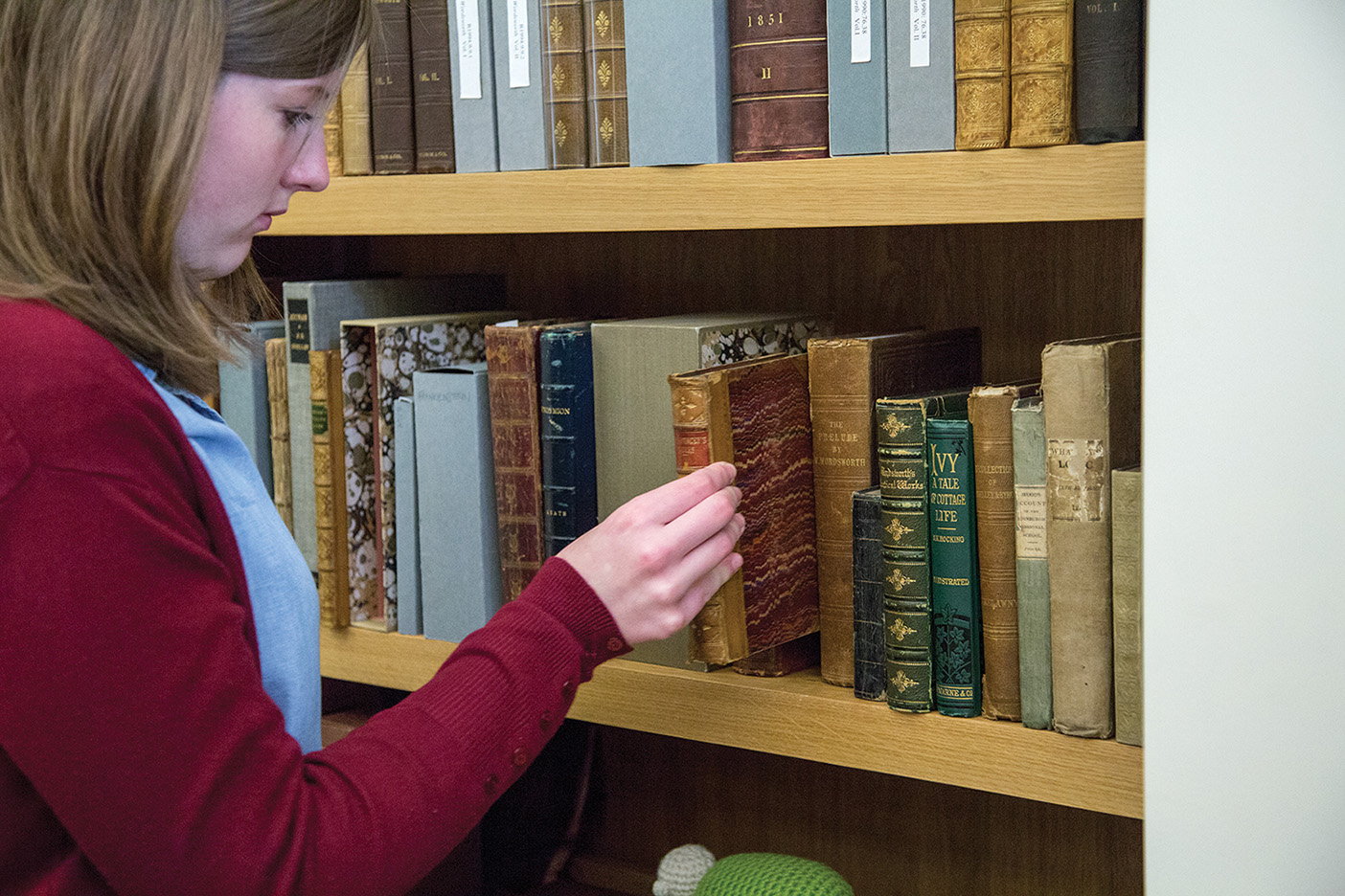 Alison L. Siggard examines a volume from the Wordsworth Trust archive, which owns nearly all of the poet's original manuscripts and has an extensive collection of rare books and art from the Romantic period.