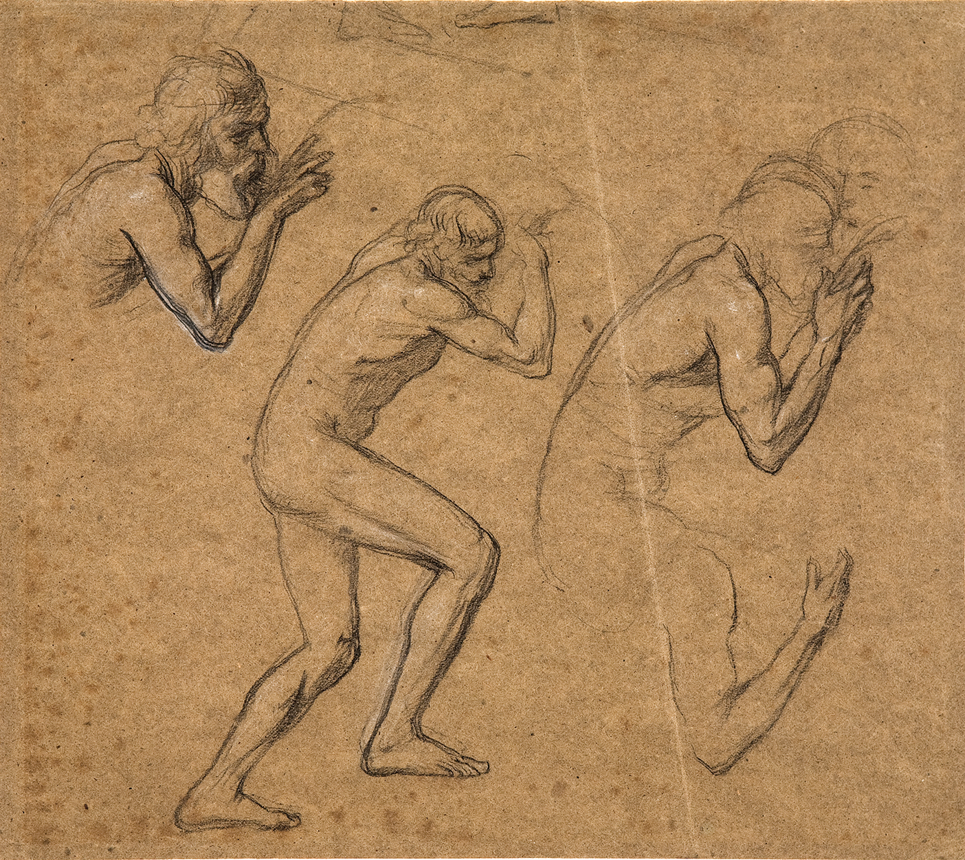 Figure drawing by Sir Edward John Poynter.