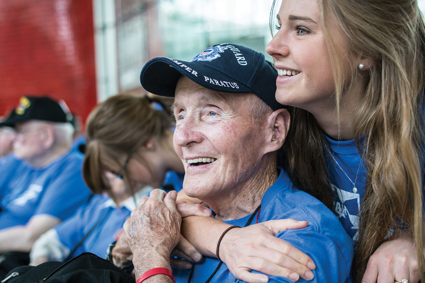 ulia Rummler and her veteran, Sidney Smith.