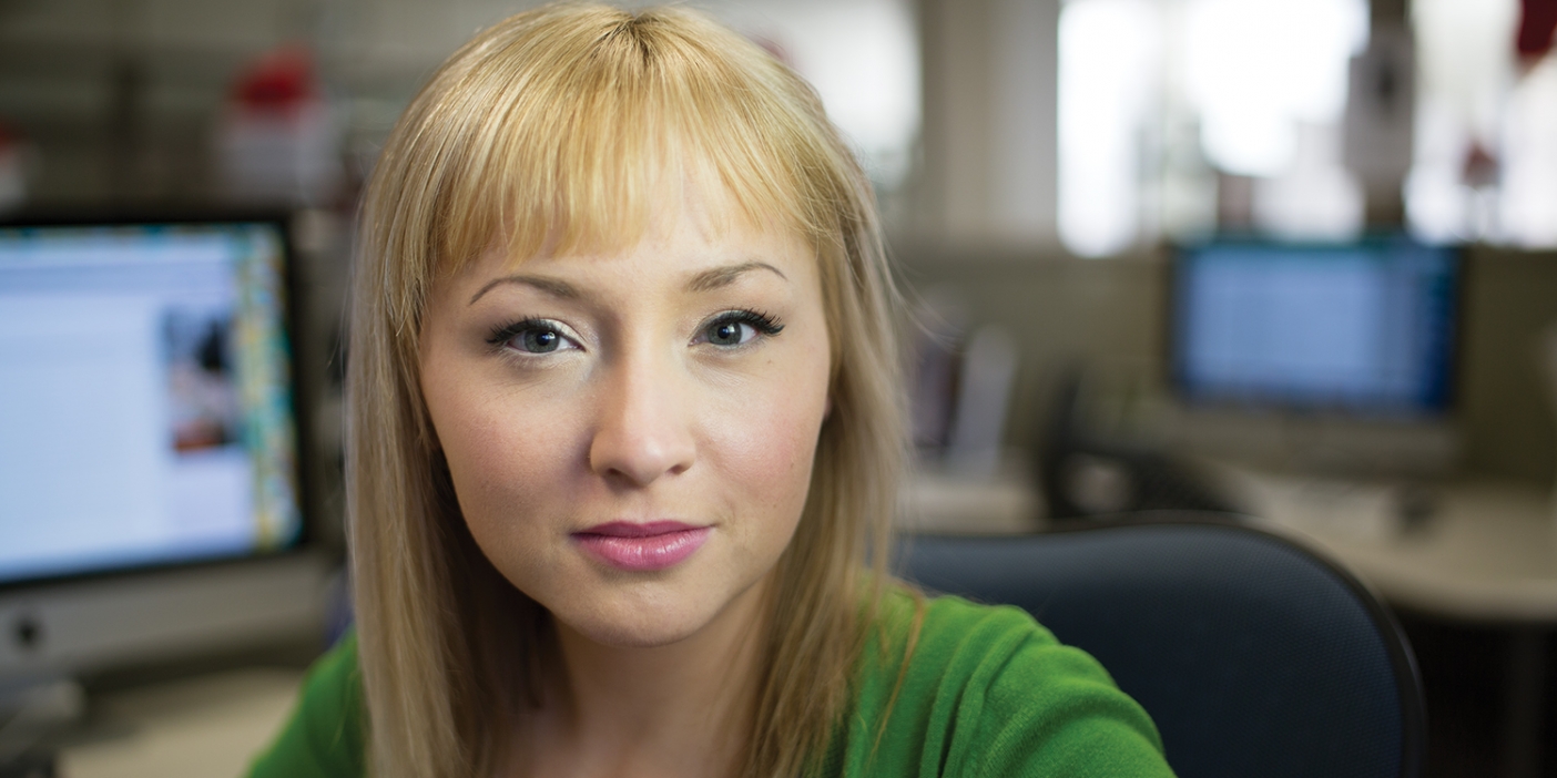 Photo of BYU journalism student Kristina Smith.