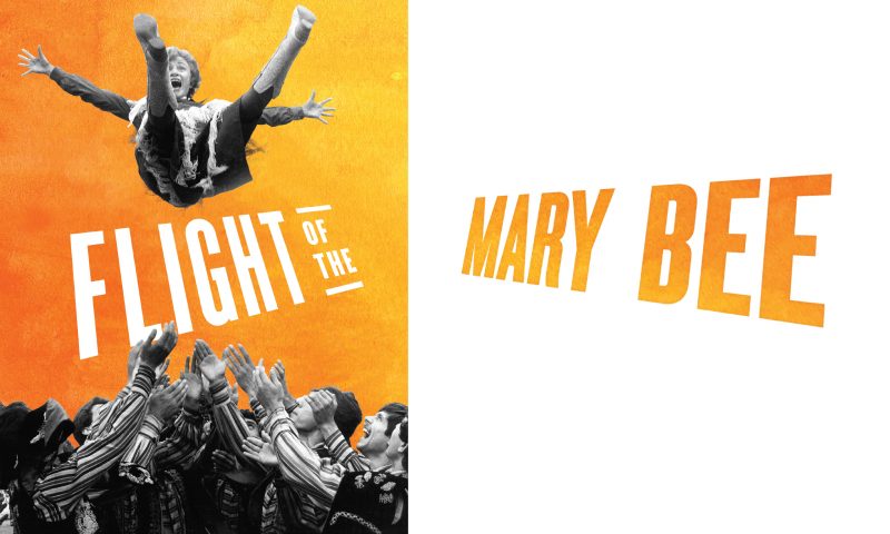 Stylized treatment of the title of the article: Flight of the Mary Bee