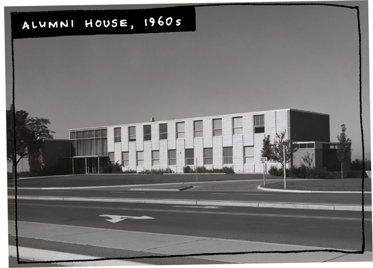 The BYU Alumni House from the 1960s