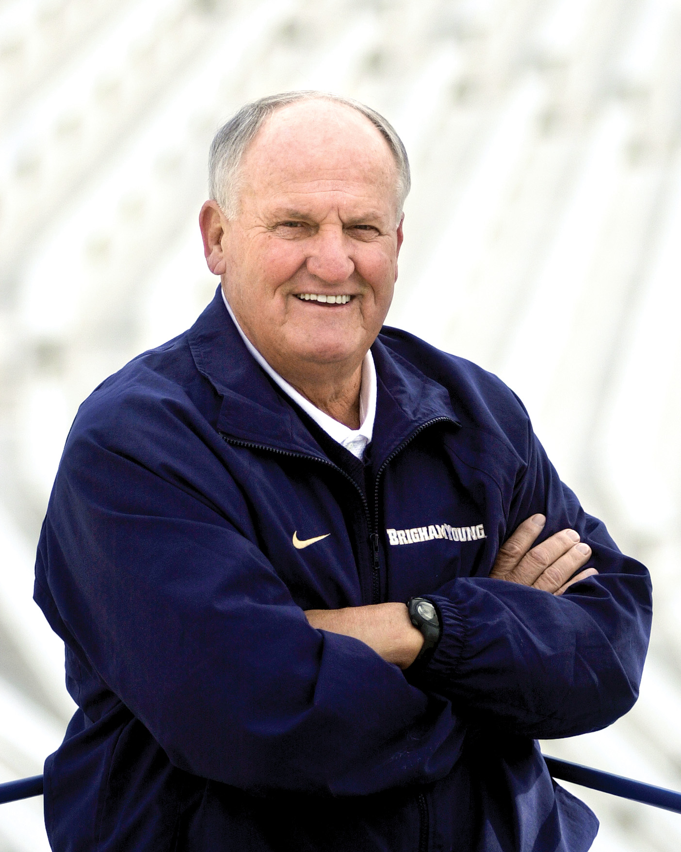 Portrait of LaVell Edwards