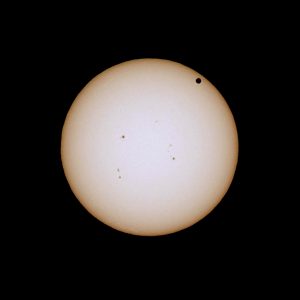 The 2012 transit of Venus.