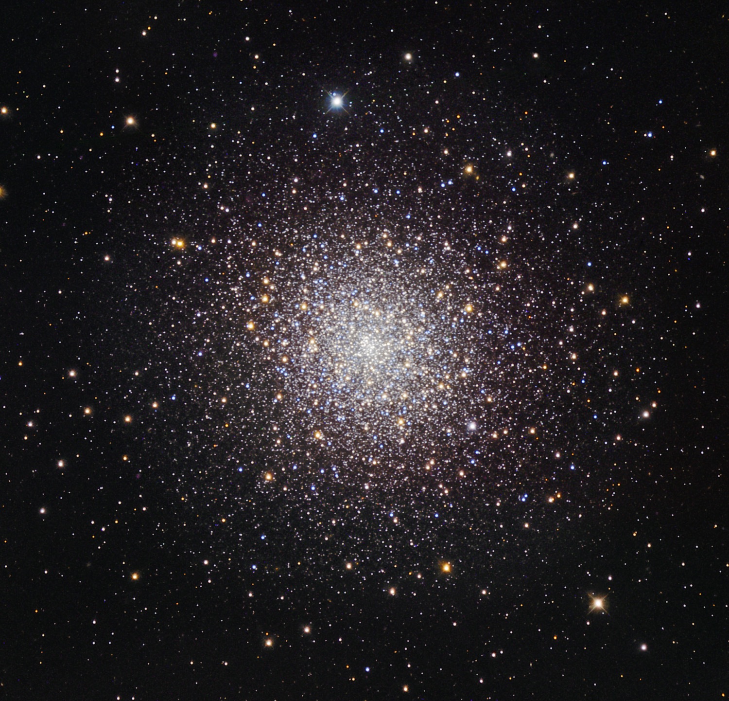 A photo of the globular cluster M92