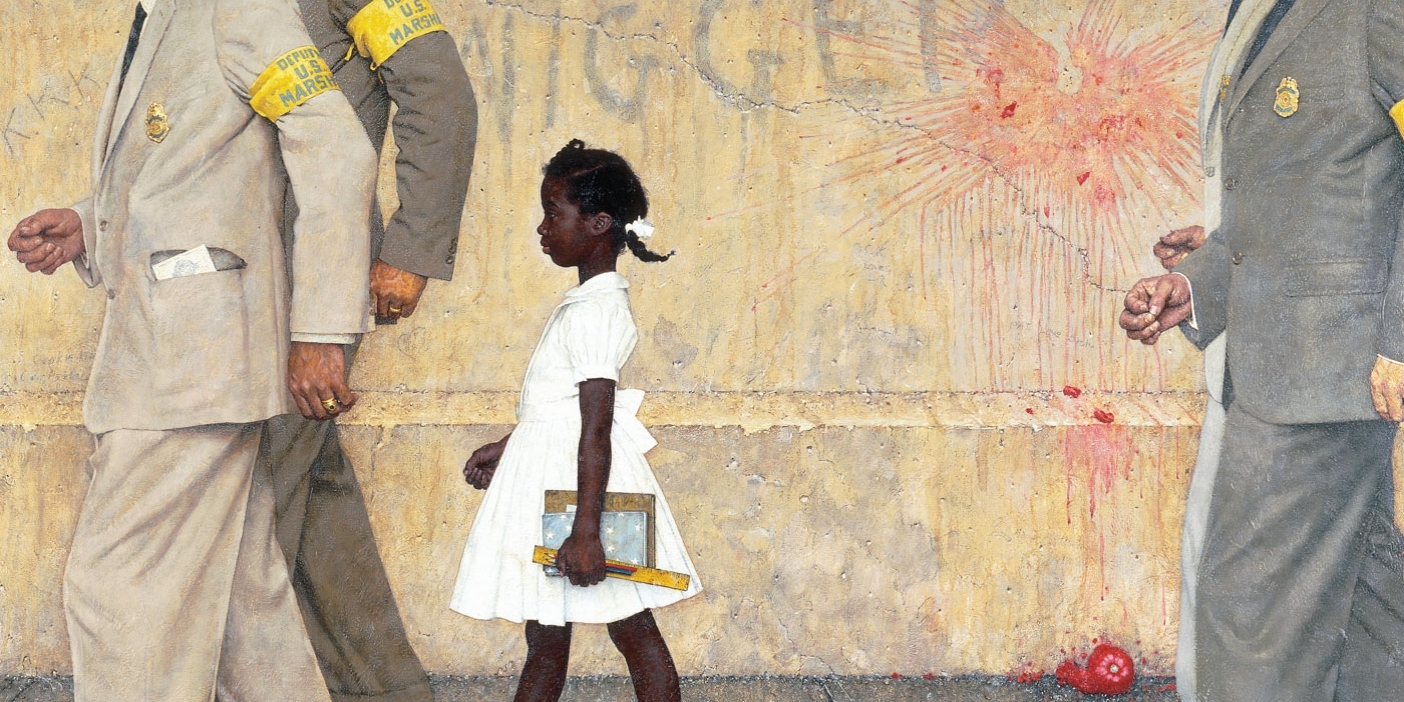 Norman Rockwell's painting The Problem We All Live With