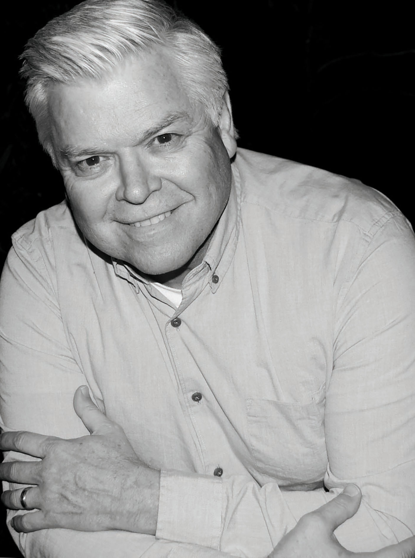 Portrait of author Ron White.