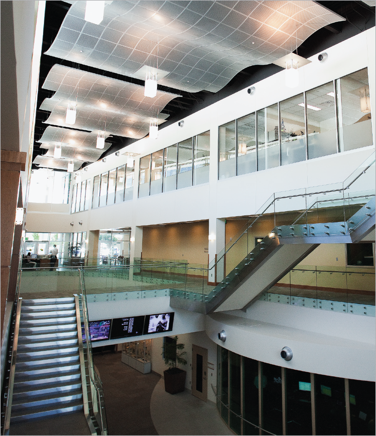 Interior of the BYU Broadcasting building