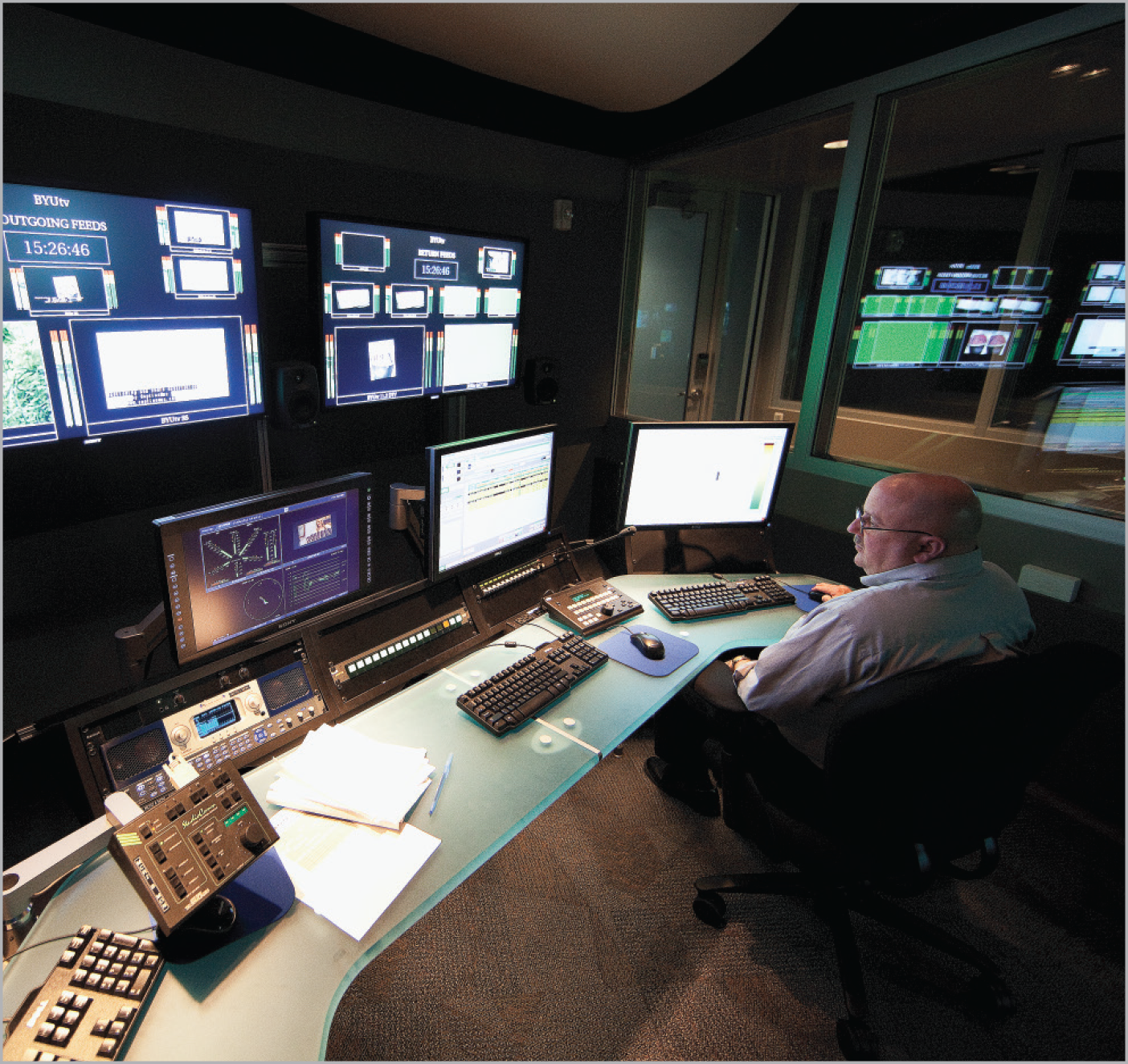 TV control room