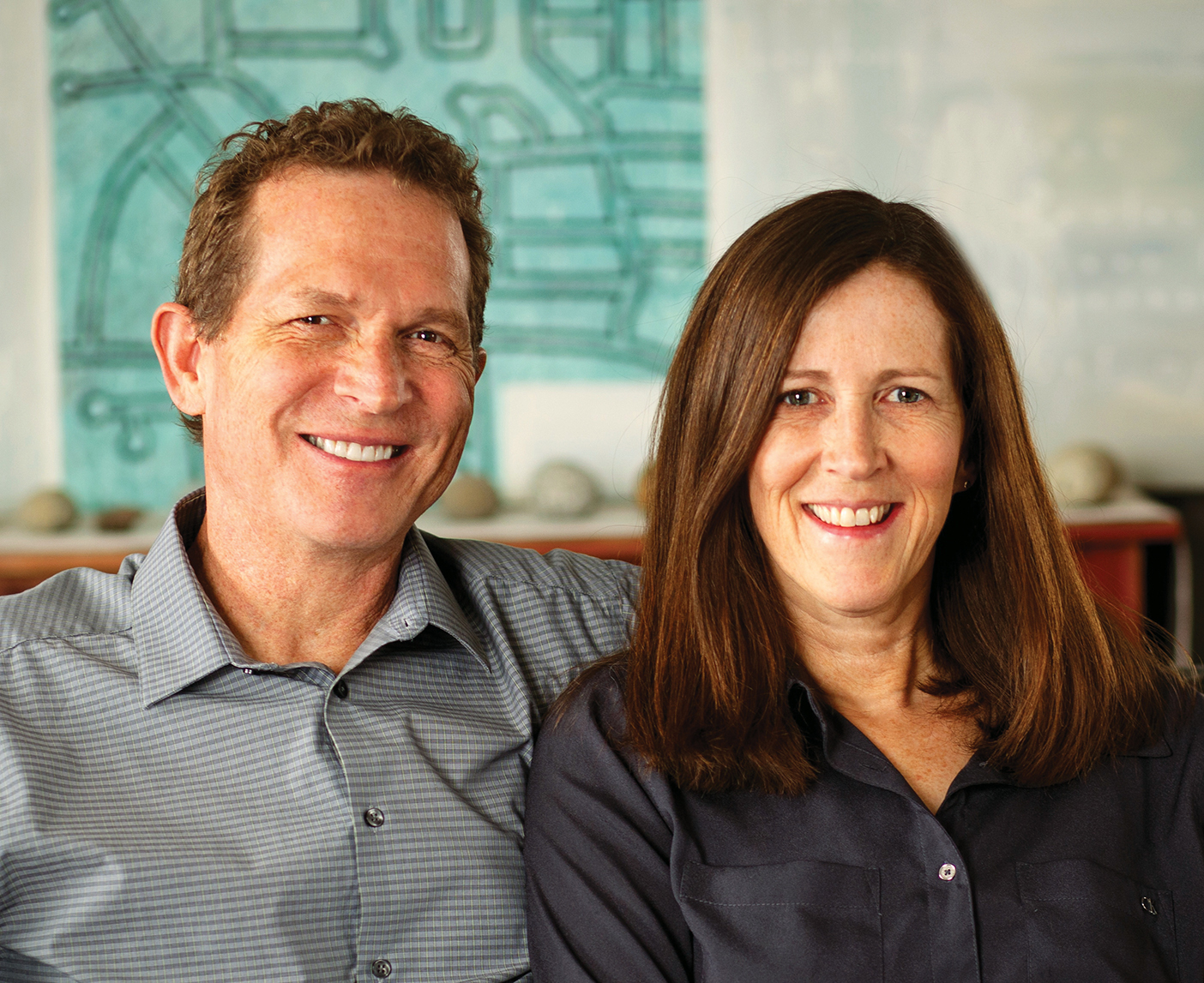 Married couple Lance and Jacqui Larsen.