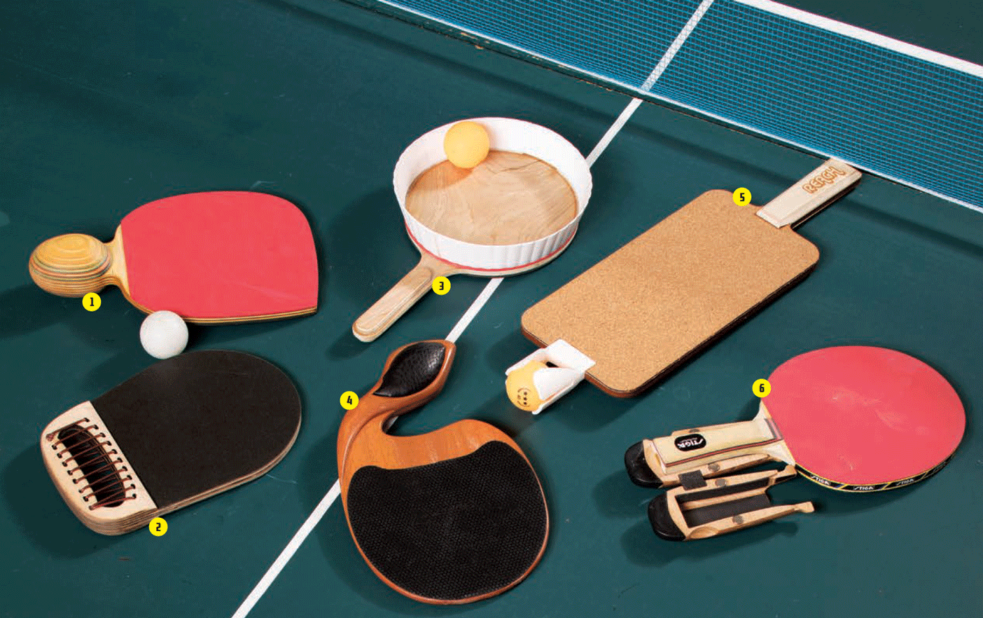 Why not treat yourself to some Louis Vuitton ping-pong bats?