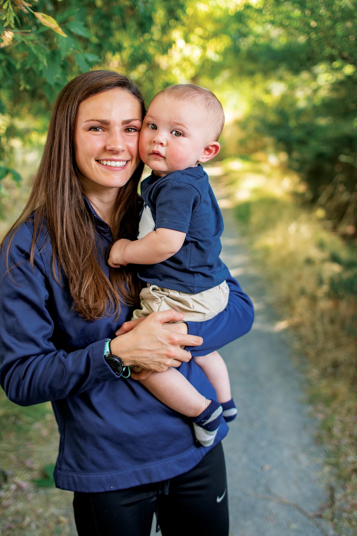 Erica Birk-Jarvis holds her 8-month-old son, Jack.