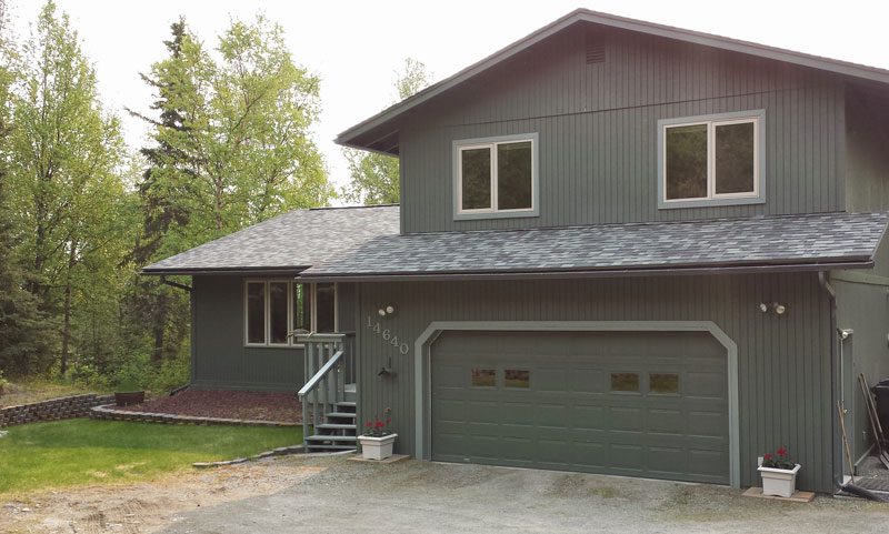 A photo of Stacy Taniguchi's home in Anchorage, Alaska.