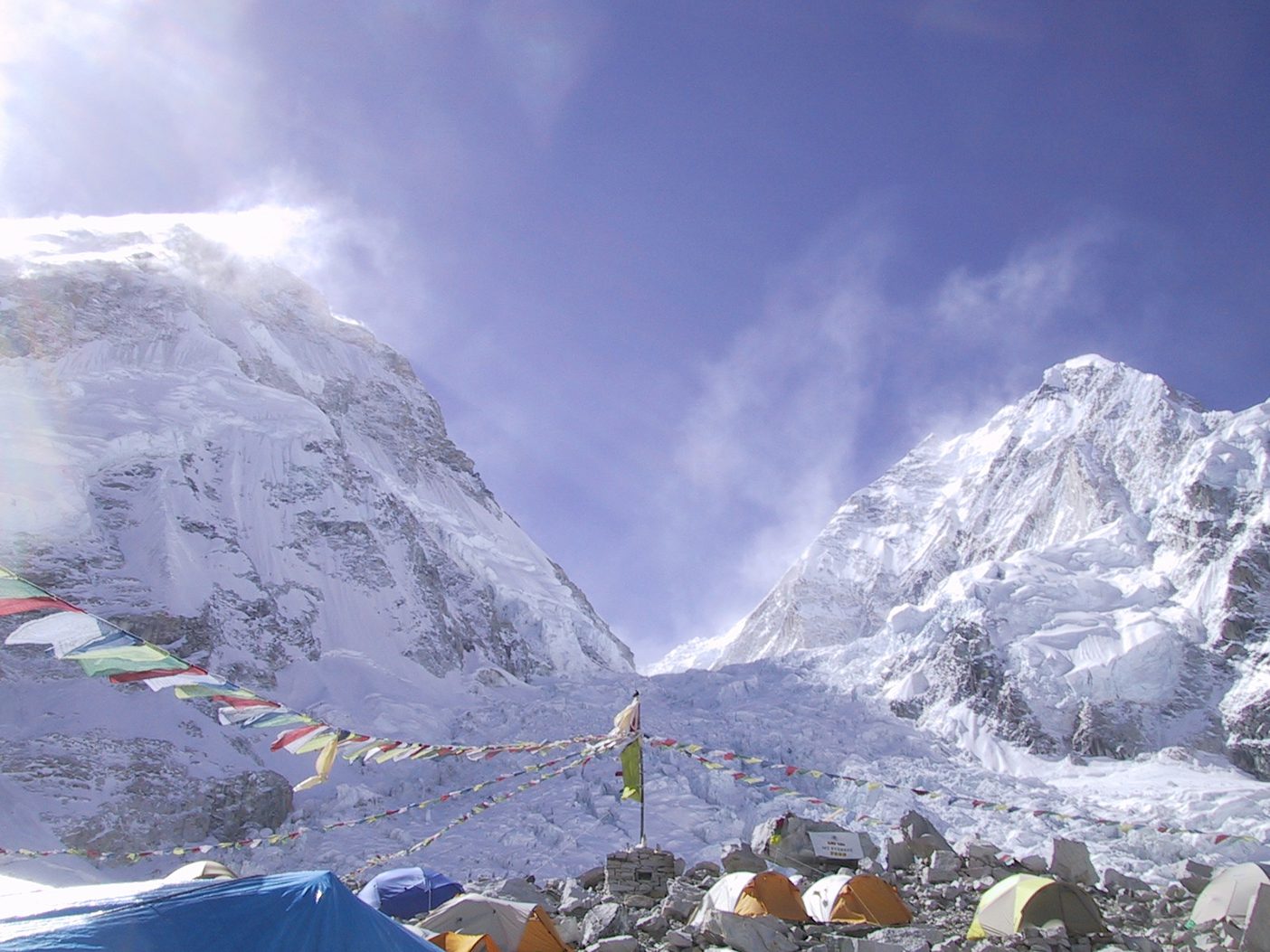 A base camp on Everest.
