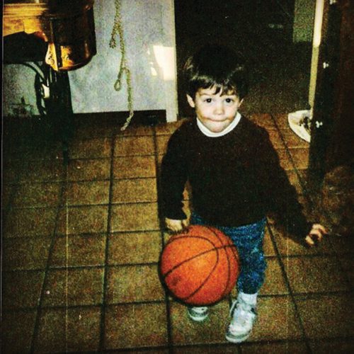 Porter Ellett bouncing a basketball when he was three or four years old.
