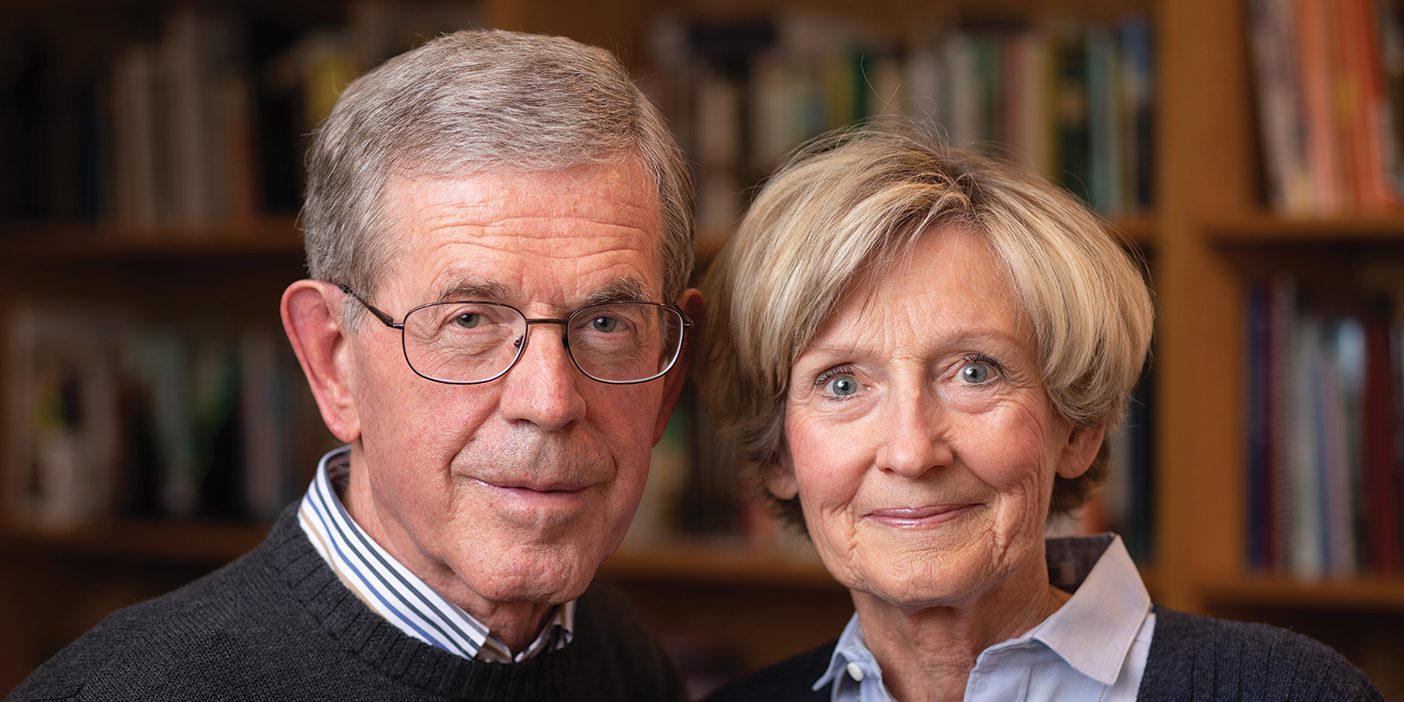 A portrait of Bruce and Marie Hafen