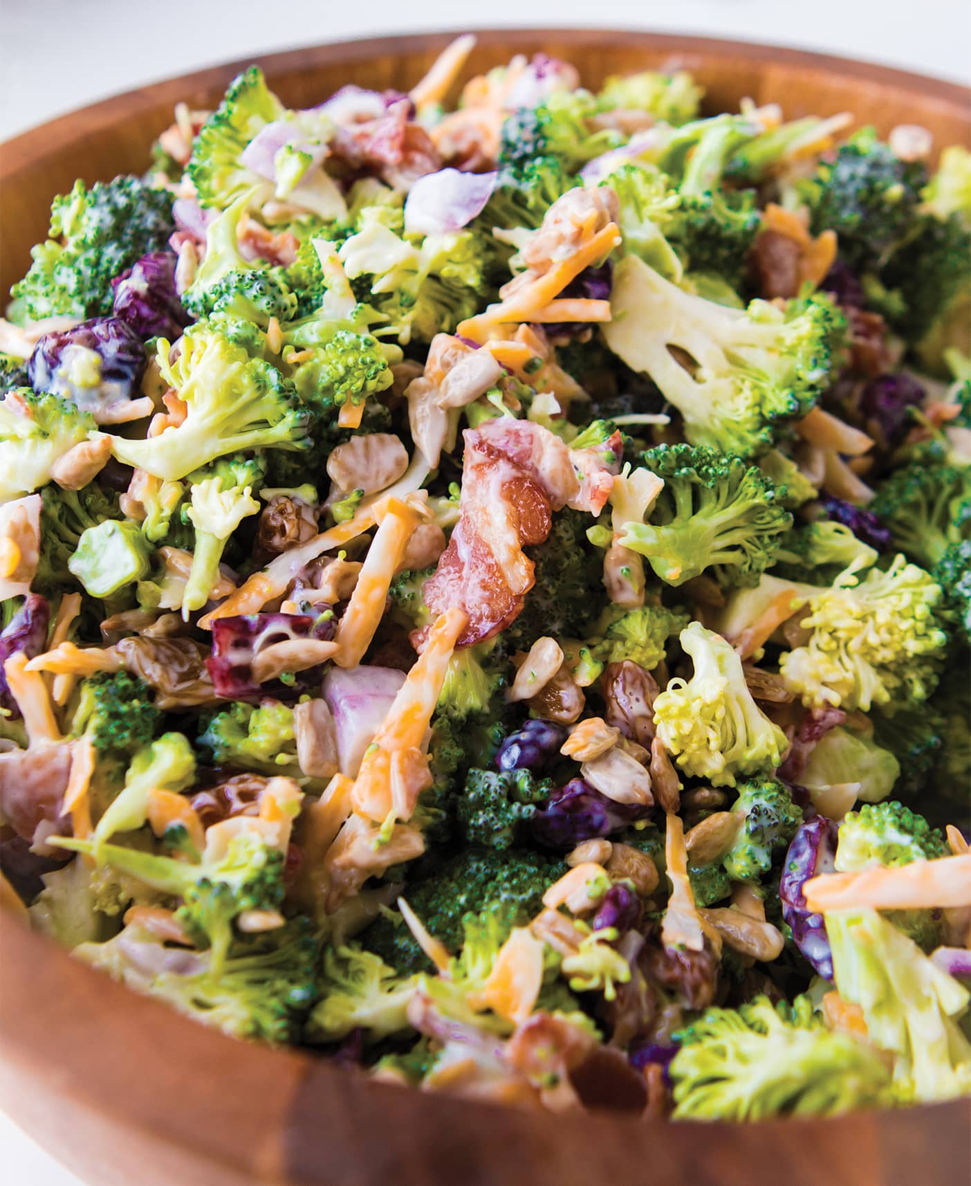 Simple broccoli salad from Oh, Sweet Basil.